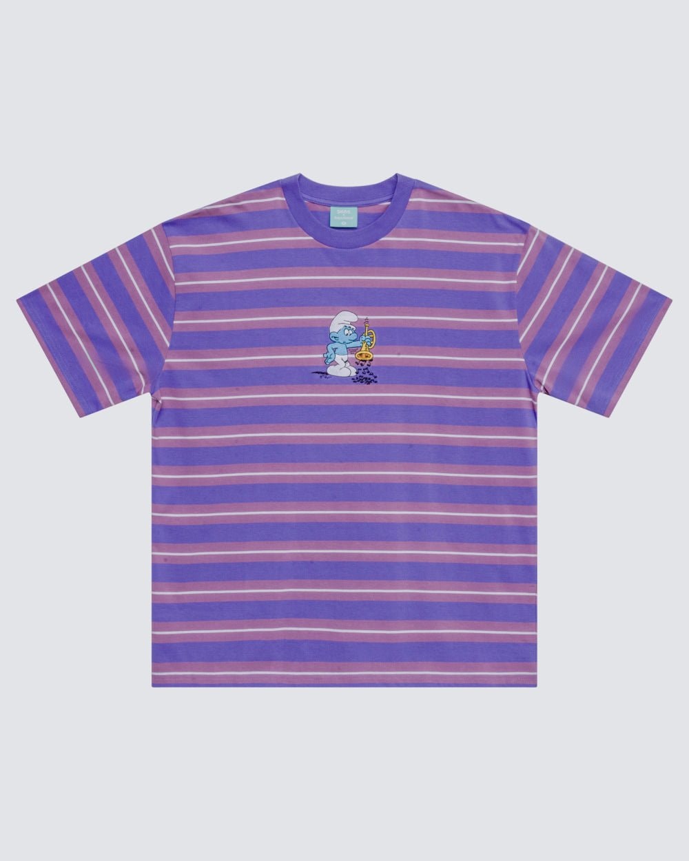 Smurfs Flat Note Oversized Graphic Tee - Unisex 100% Combed Cotton 250 GSM