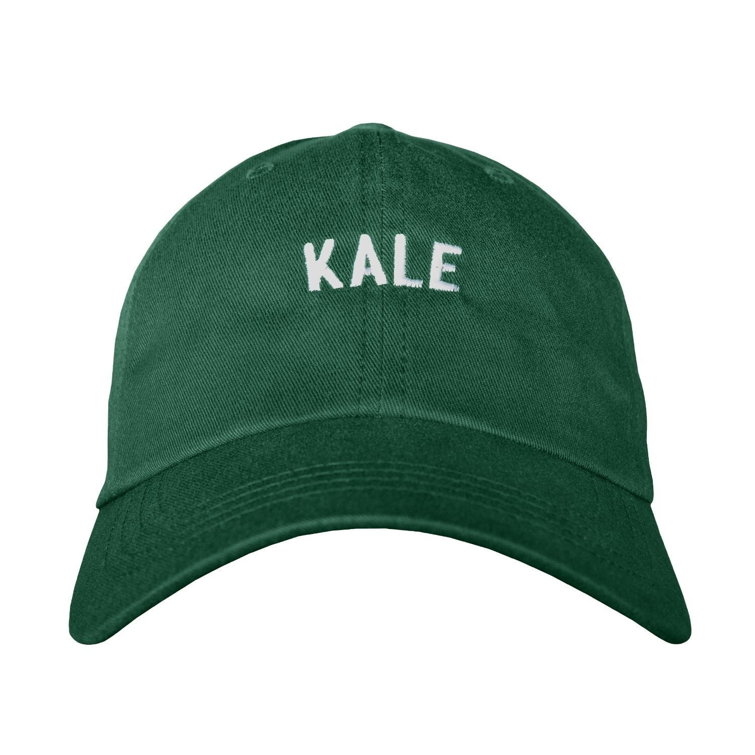 Kale Dad Hat - Embroidered USA Made Unstructured Cotton Twill Adjustable