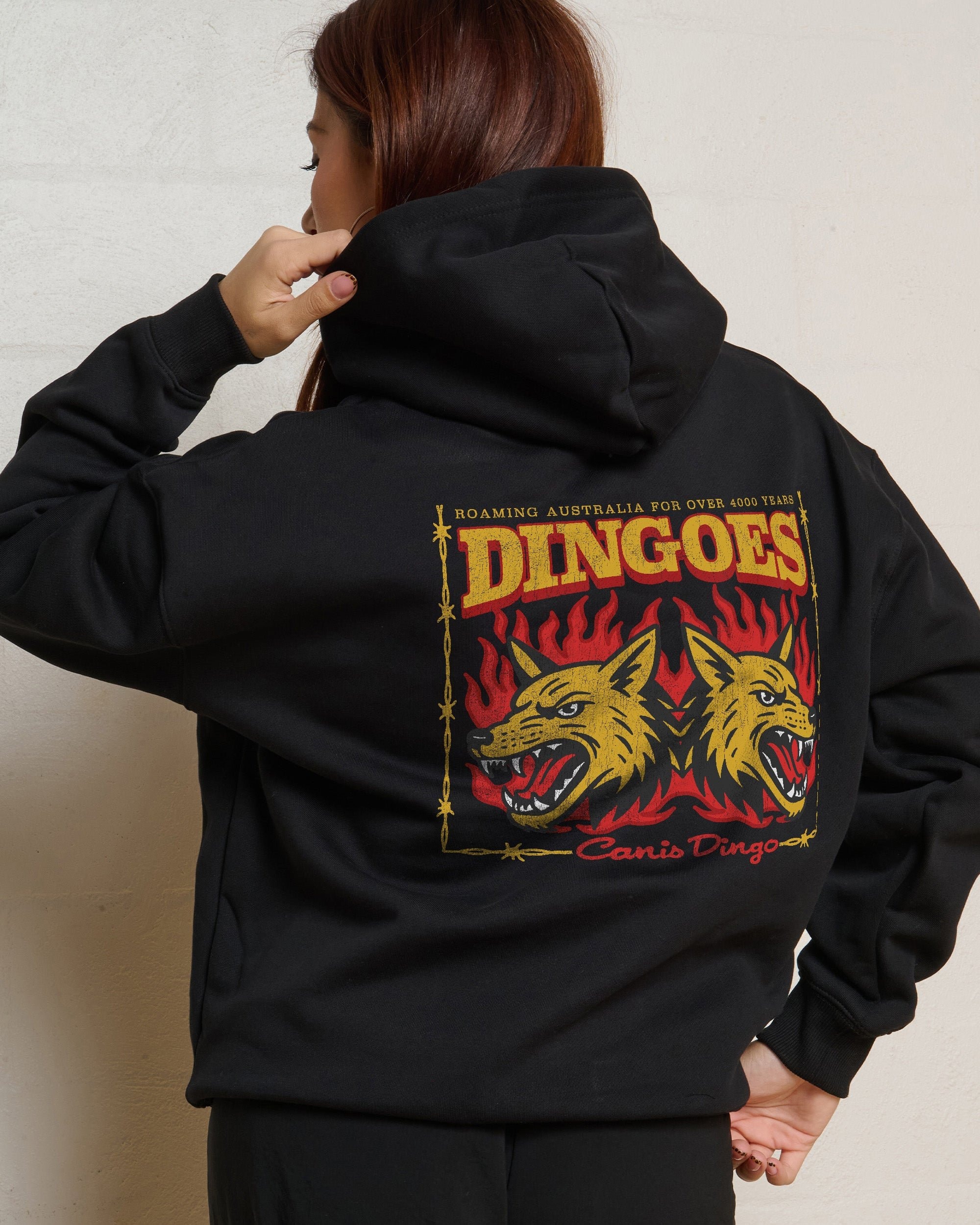 Territory Dingoes Hoodie - Premium Unisex Graphic Hoodie 340 GSM Cotton Blend