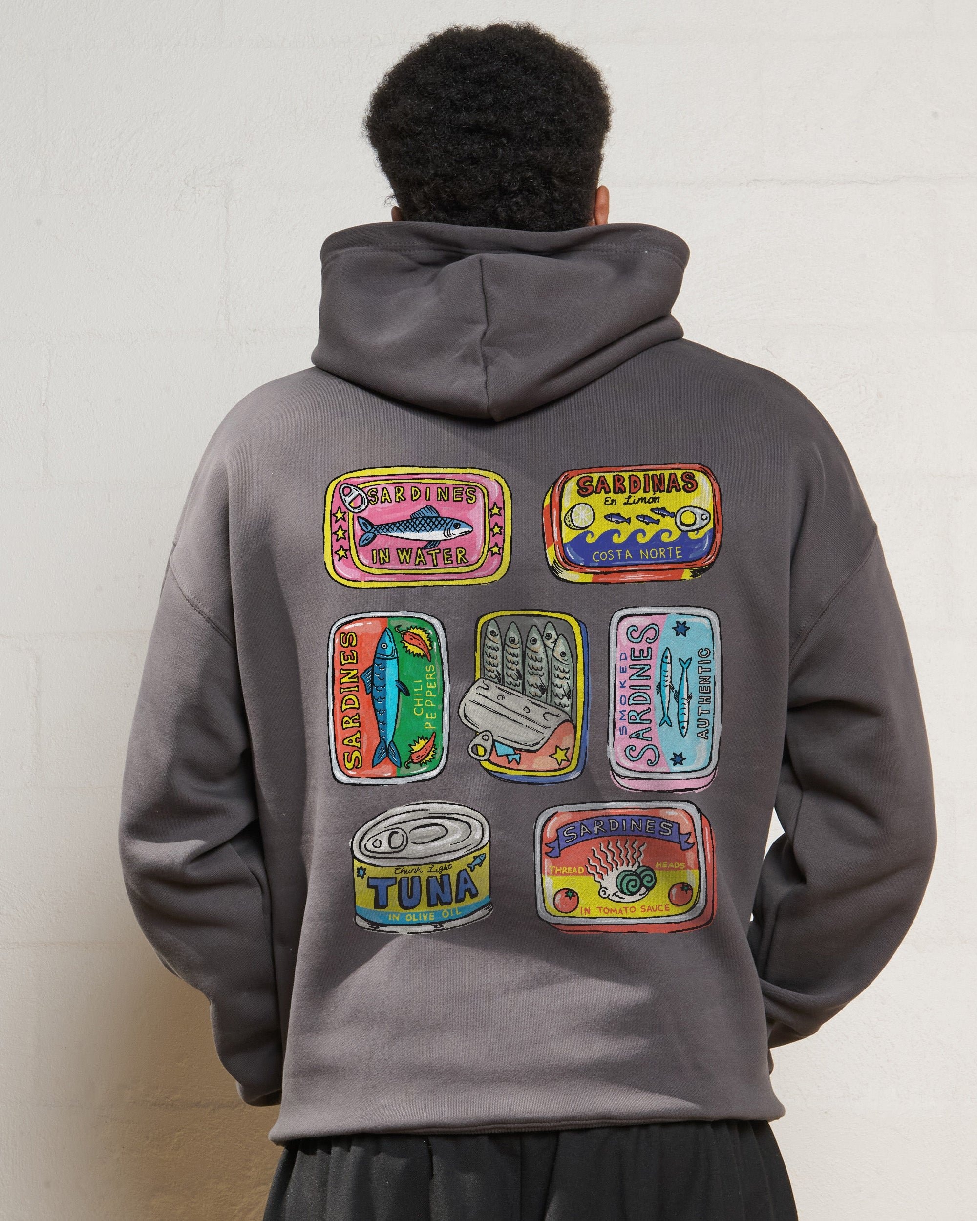 Canned Goods Hoodie - Premium Unisex Graphic Hoodie 340 GSM Cotton Blend