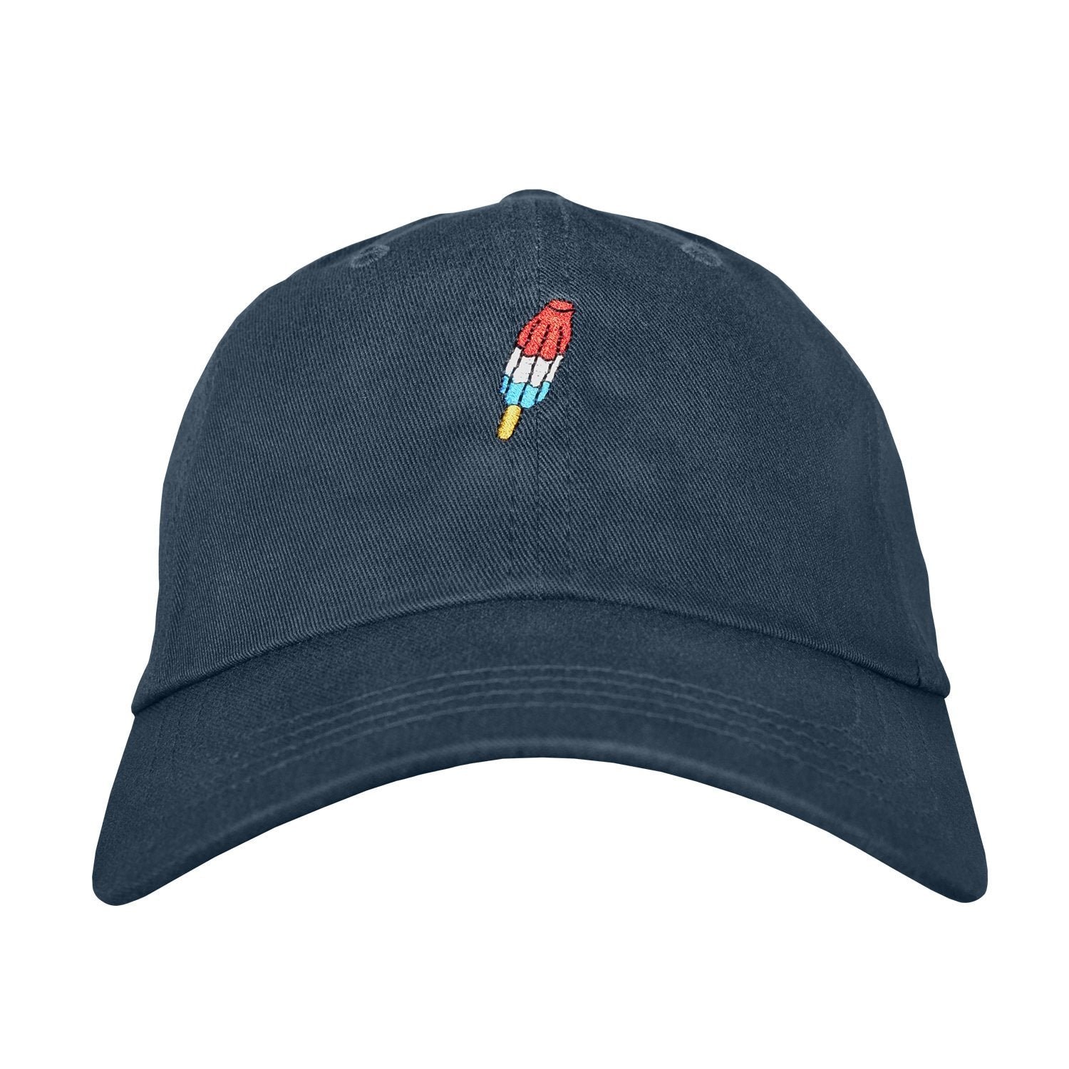 Rocket Pop Popsicle Dad Hat - Embroidered USA Made Cotton Twill Adjustable Cap