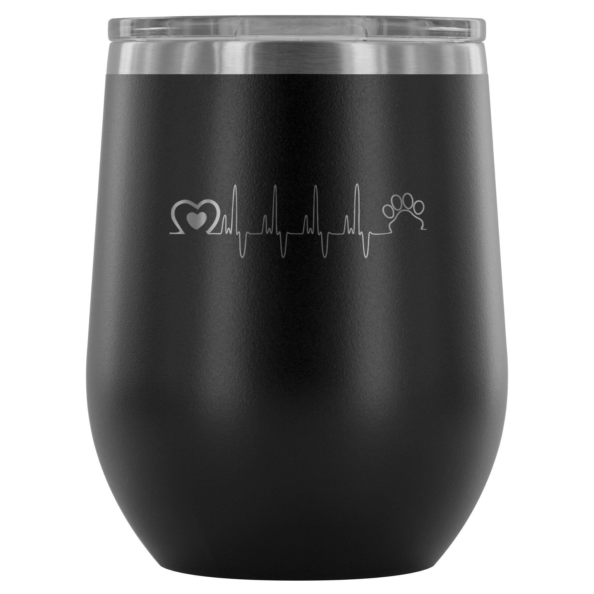Animal Love Beat 12oz Stainless Steel Wine Tumbler