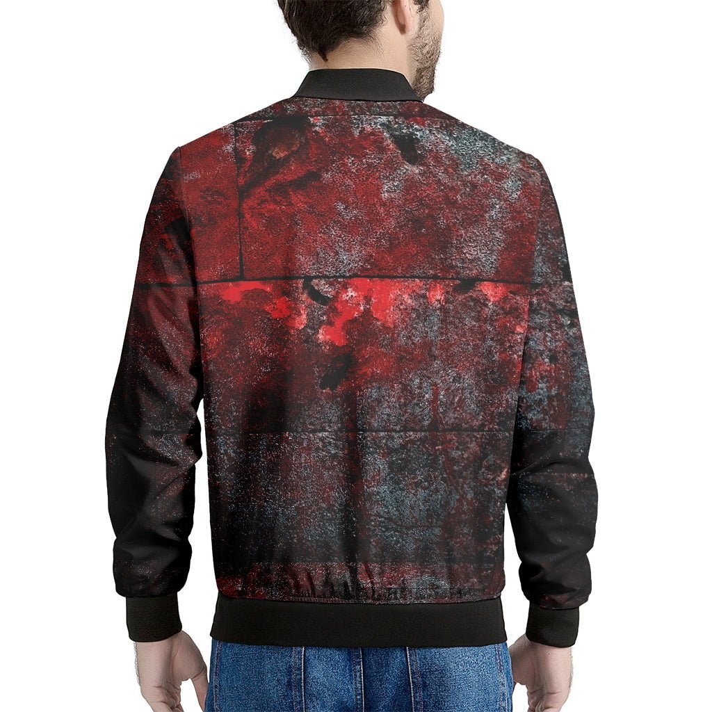 Bloody Room Print Men's Bomber Jacket - Premium Polyester Jacket