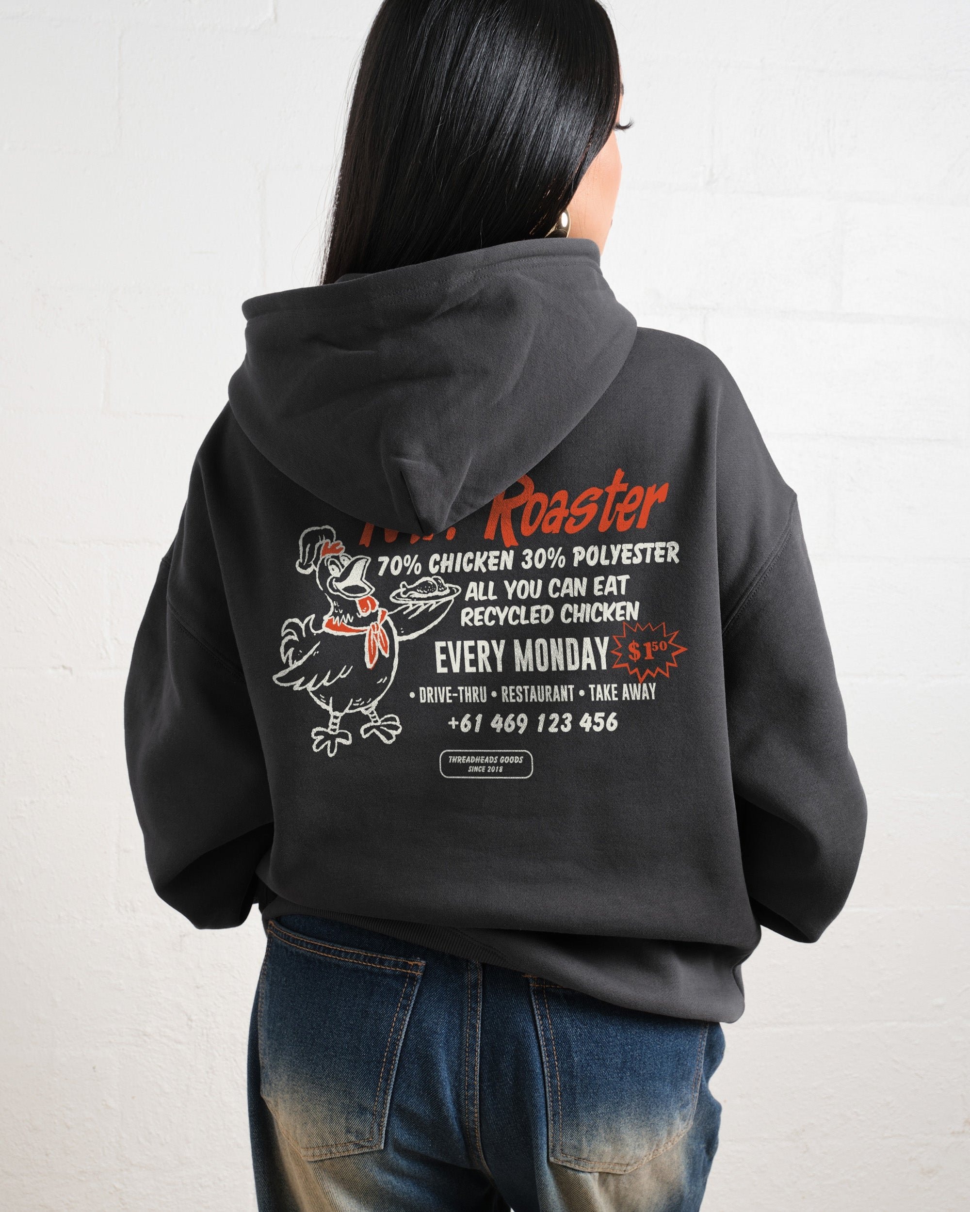 Mr. Roaster Fried Chicken Hoodie - Premium Unisex Graphic Hoodie