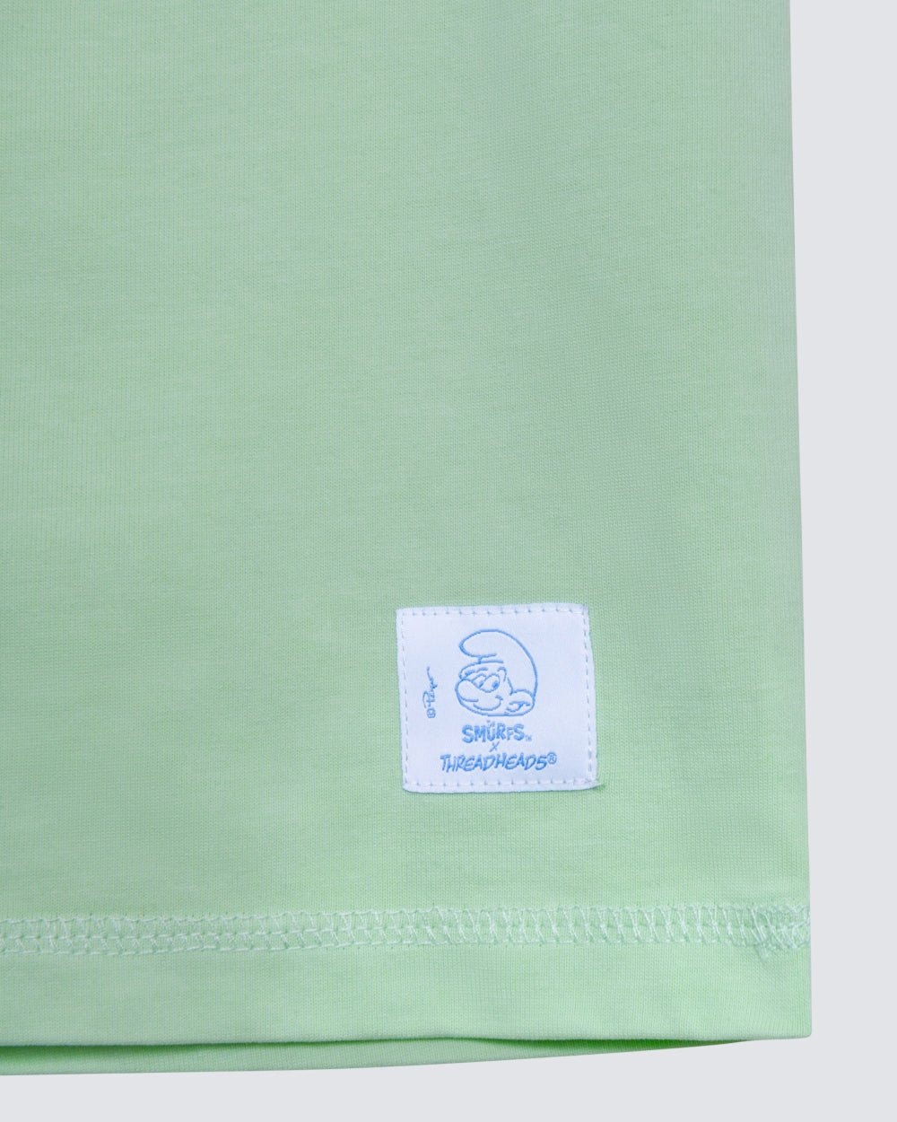 Trumpet Trouble Oversized Graphic Tee Smurfs Unisex 90s Boxy Fit Cotton T-Shirt
