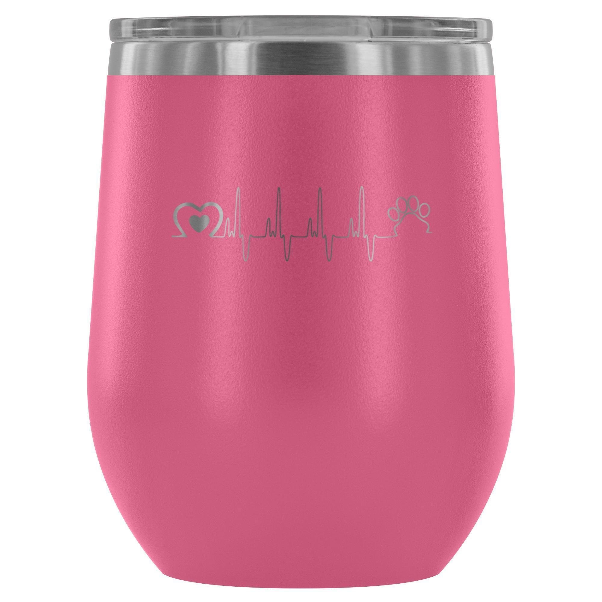 Animal Love Beat 12oz Stainless Steel Wine Tumbler