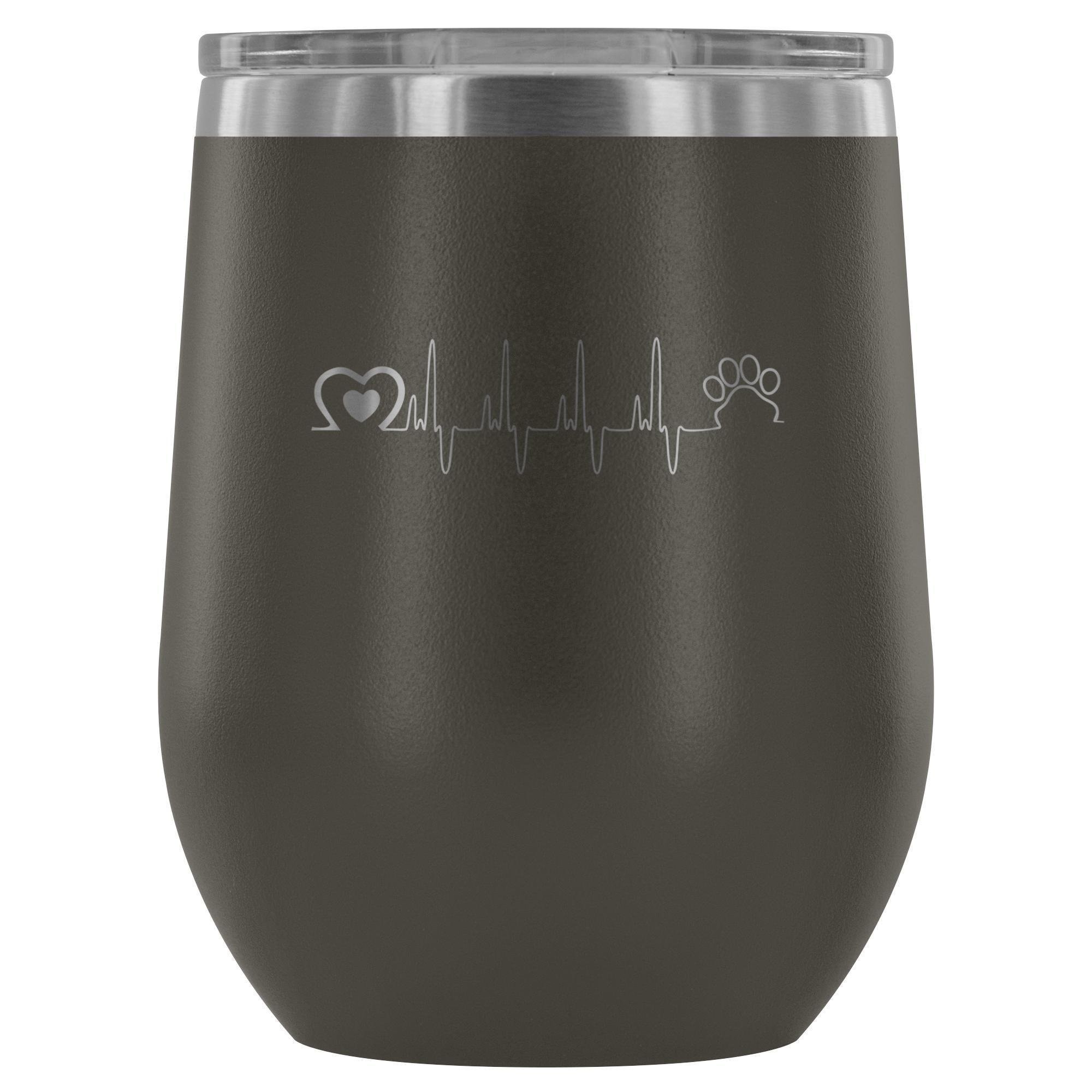 Animal Love Beat 12oz Stainless Steel Wine Tumbler