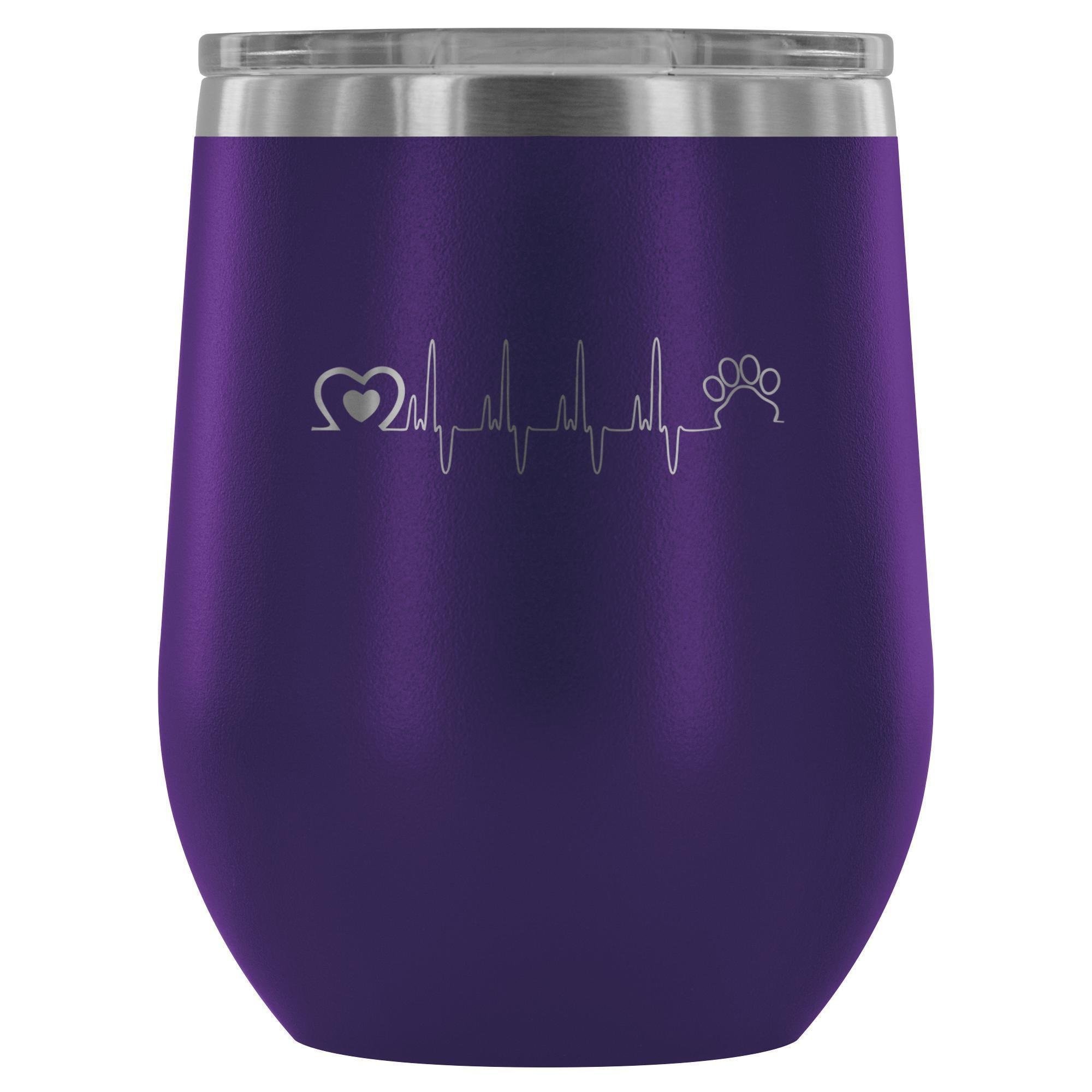 Animal Love Beat 12oz Stainless Steel Wine Tumbler