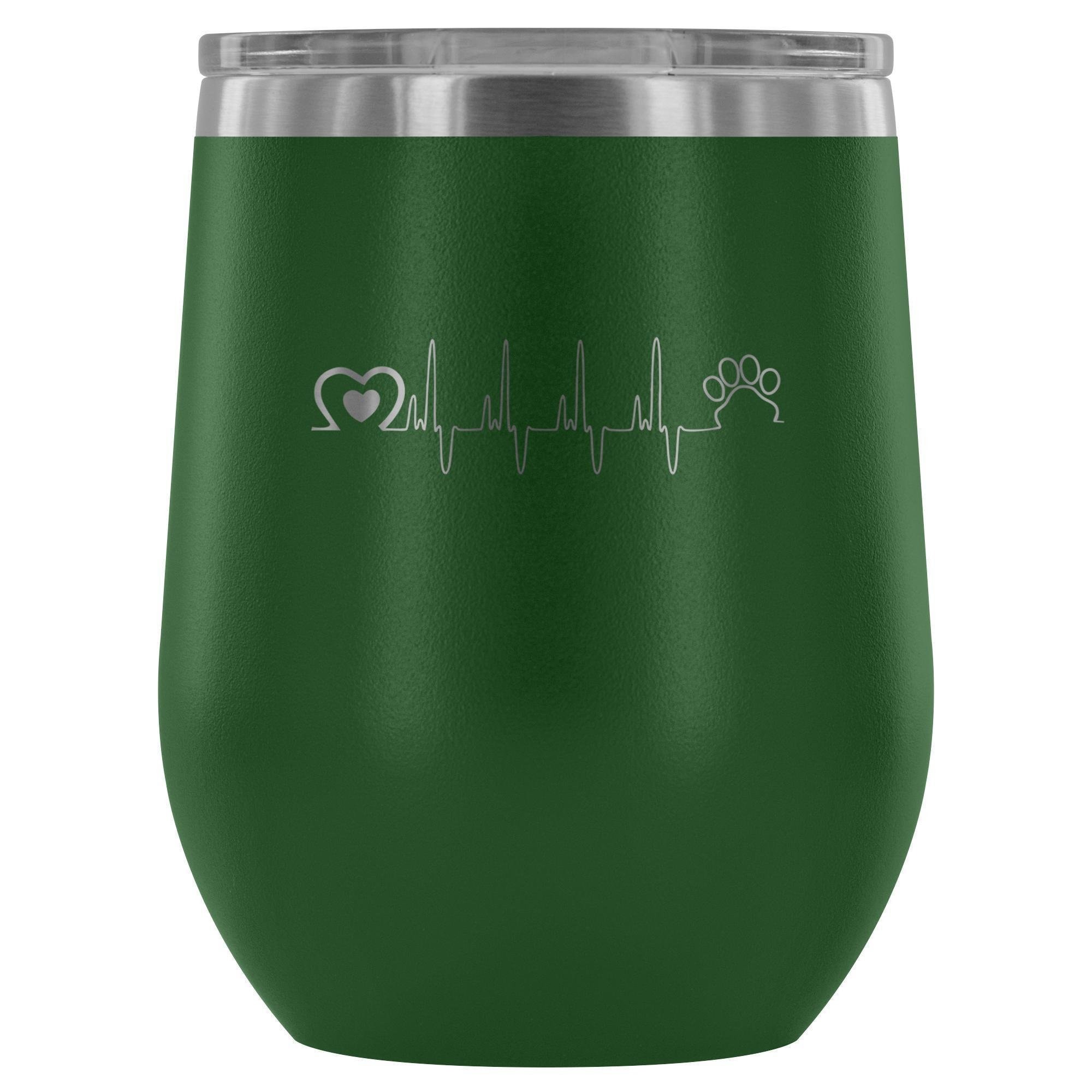 Animal Love Beat 12oz Stainless Steel Wine Tumbler