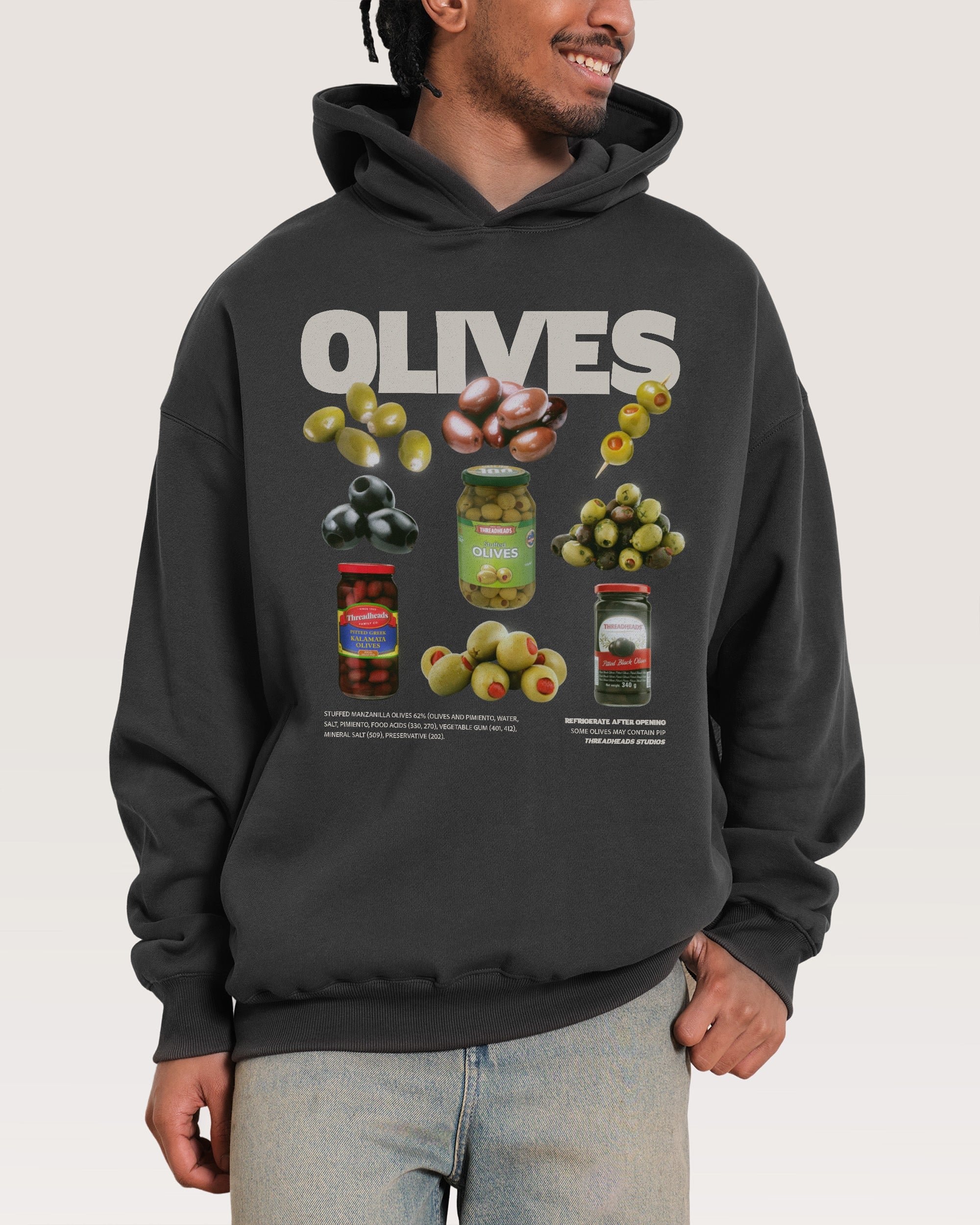 Olives Hoodie - Premium Unisex Graphic Hoodie 340 GSM Cotton Blend